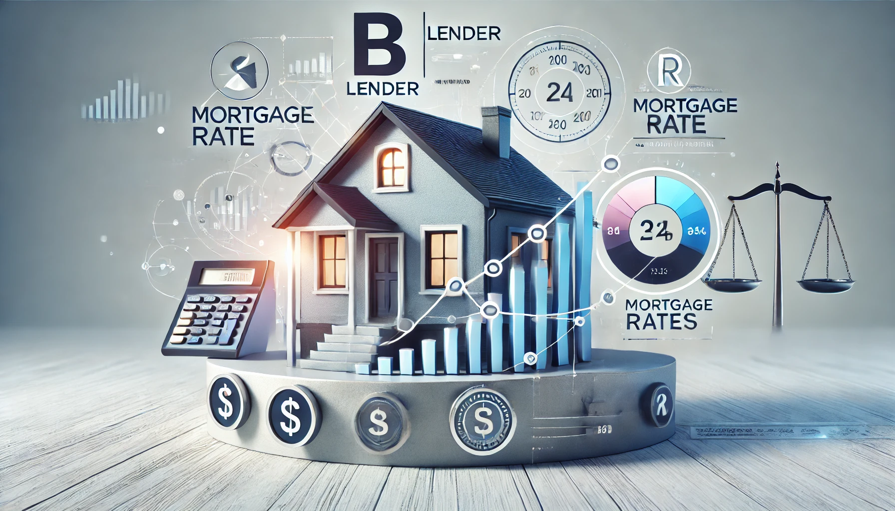 Mortgage rates illustration